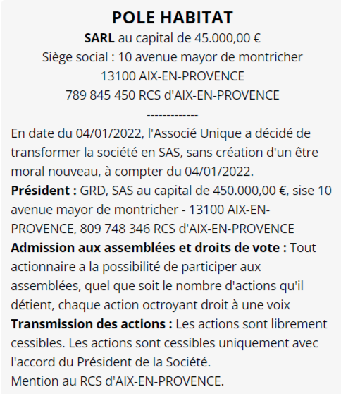 exemple annonce legale aix-en-provence 2