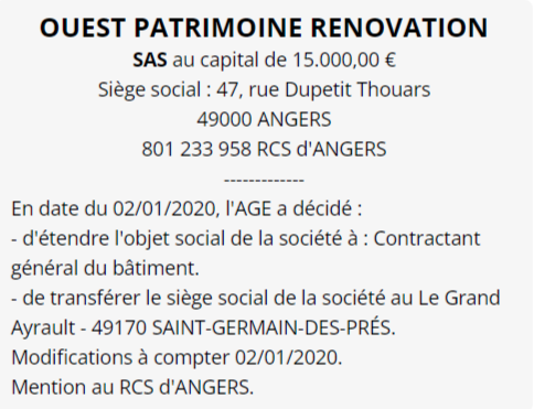 exemple annonce legale angers 2