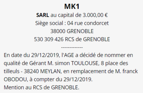 exemple annonce legale grenoble 3