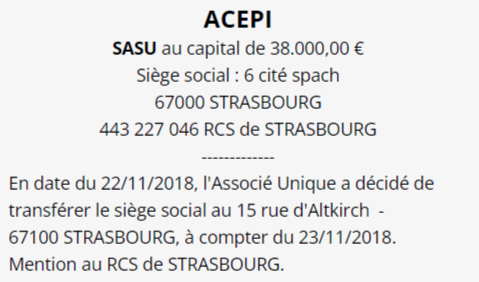exemple annonce legale strasbourg 4