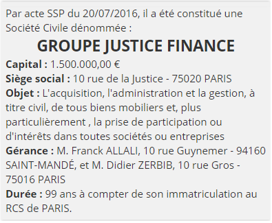 exemple annonce legale creation société civile 2