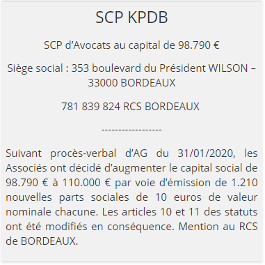 exemple annonce legale changement de capital social 3